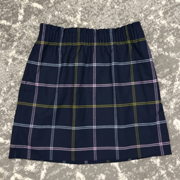 J Crew Women’s Navy Sideways Skirt - Picture 2 of 11